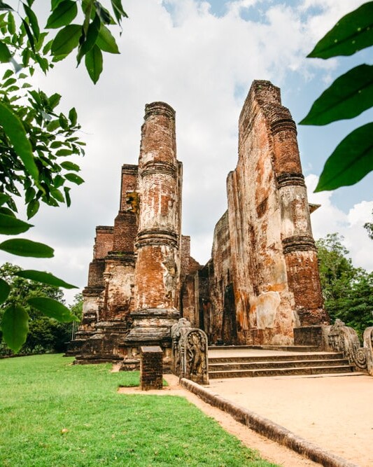Historical Places in the ancient city of Polonnaruwa