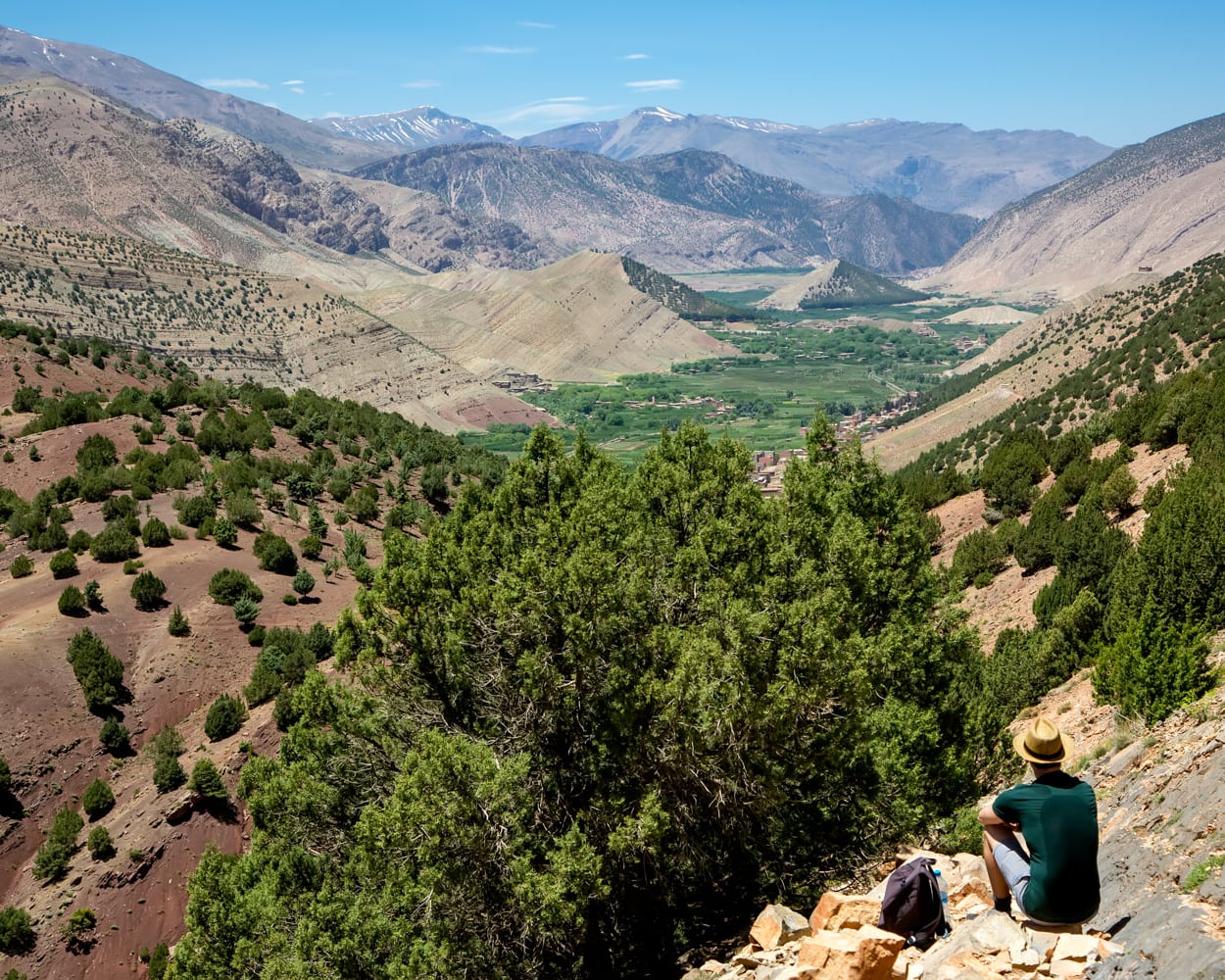 Hiking in the Aït Bouguemez Valley, Morocco
