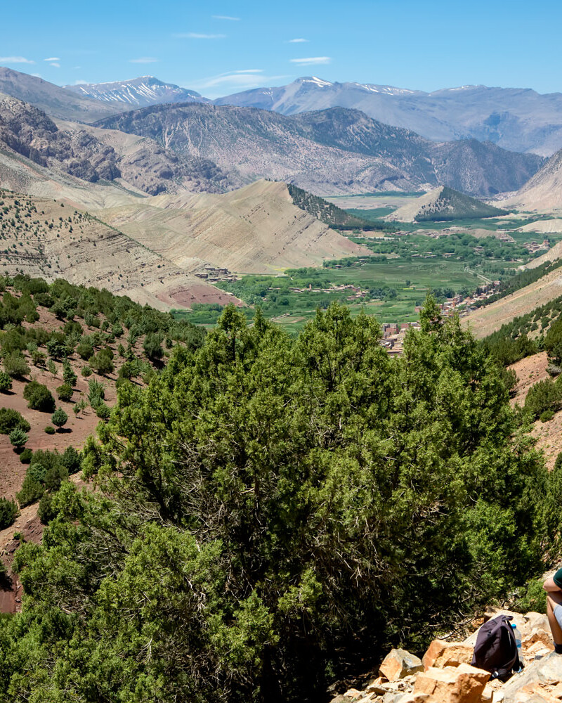 Hiking in the Aït Bouguemez Valley, Morocco