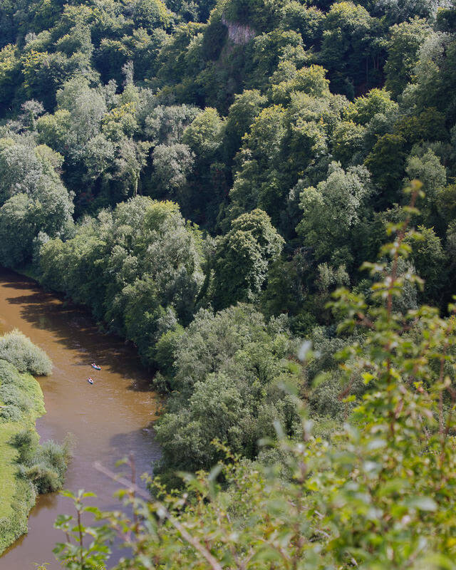Canoeing on the River Wye