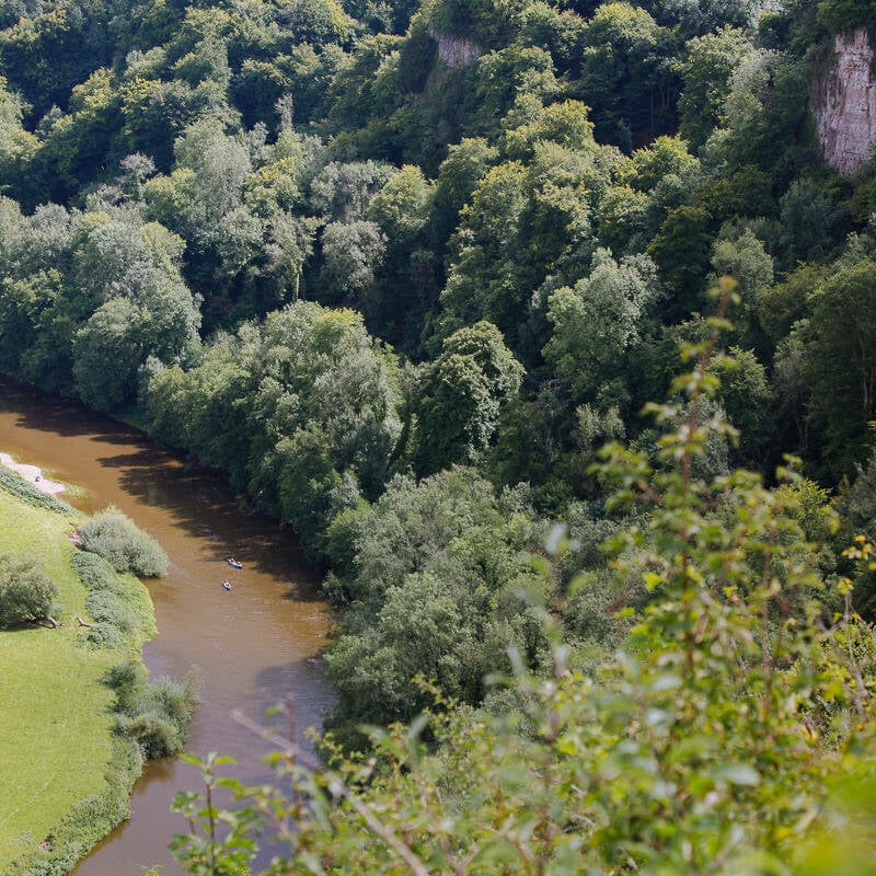 Canoeing on the River Wye