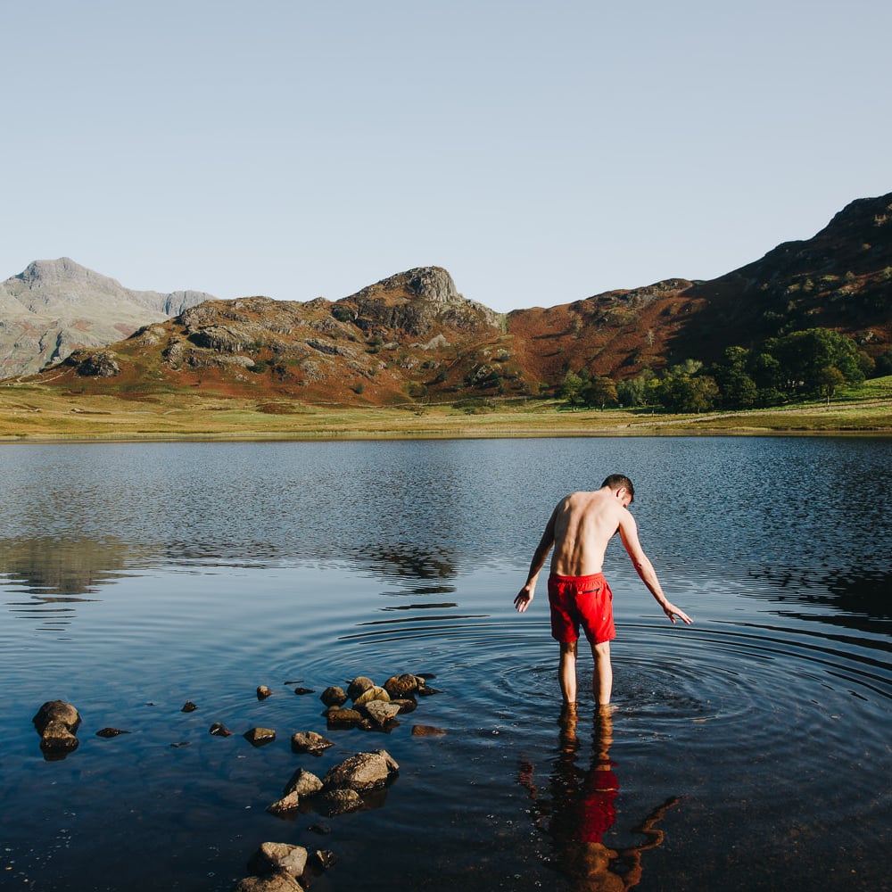 Wild Swimming Lake District, UK, Blea Tarn