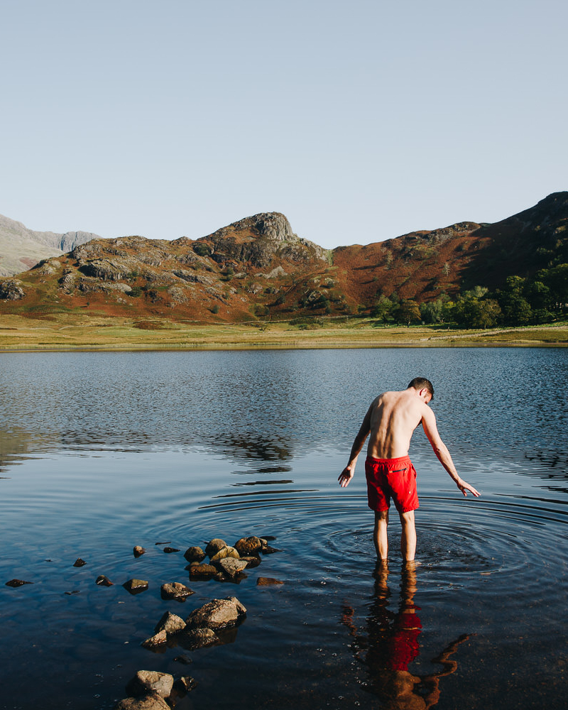 Wild Swimming Lake District, UK, Blea Tarn