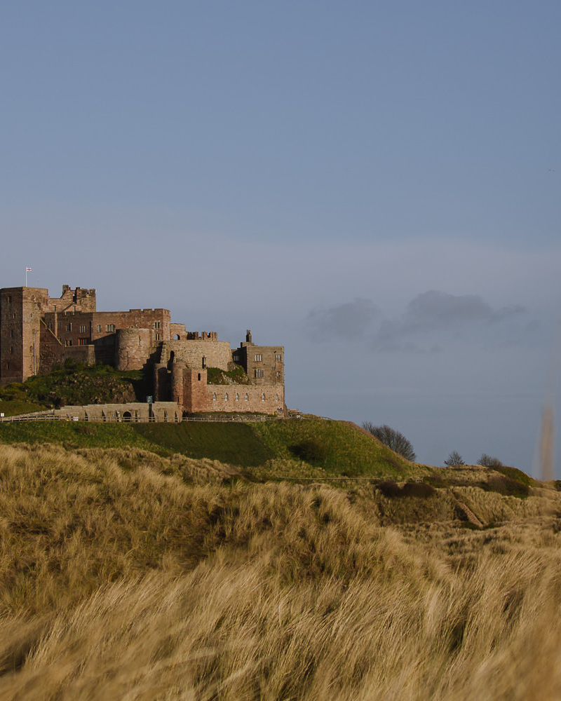 Northumberland Coastal Path, Bambrugh Castle