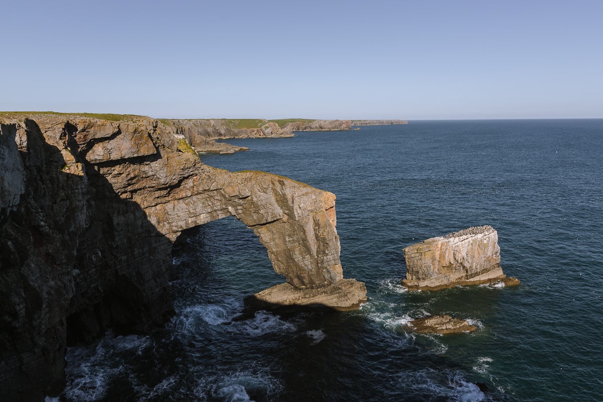 green bridge in pembrokeshire wales 