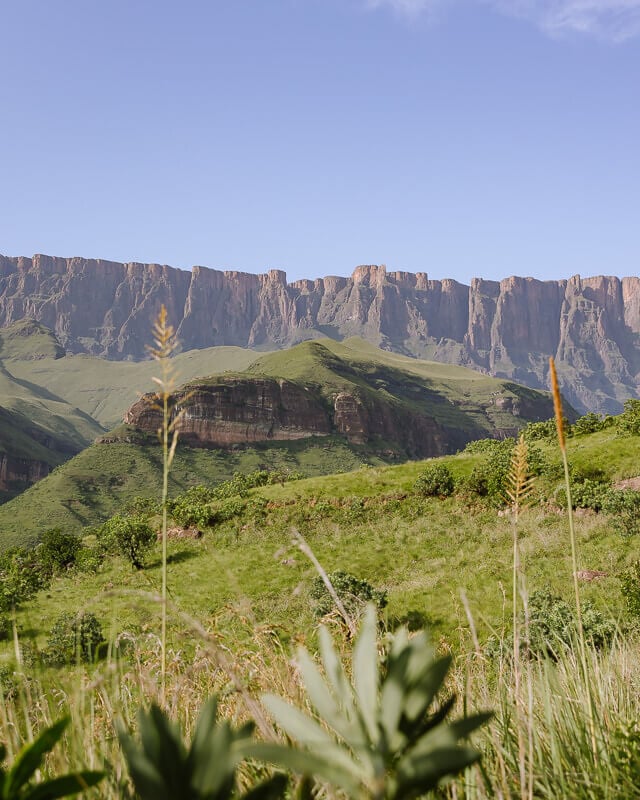 Drakensberg amphitheatre from the Tugela Gorge hike