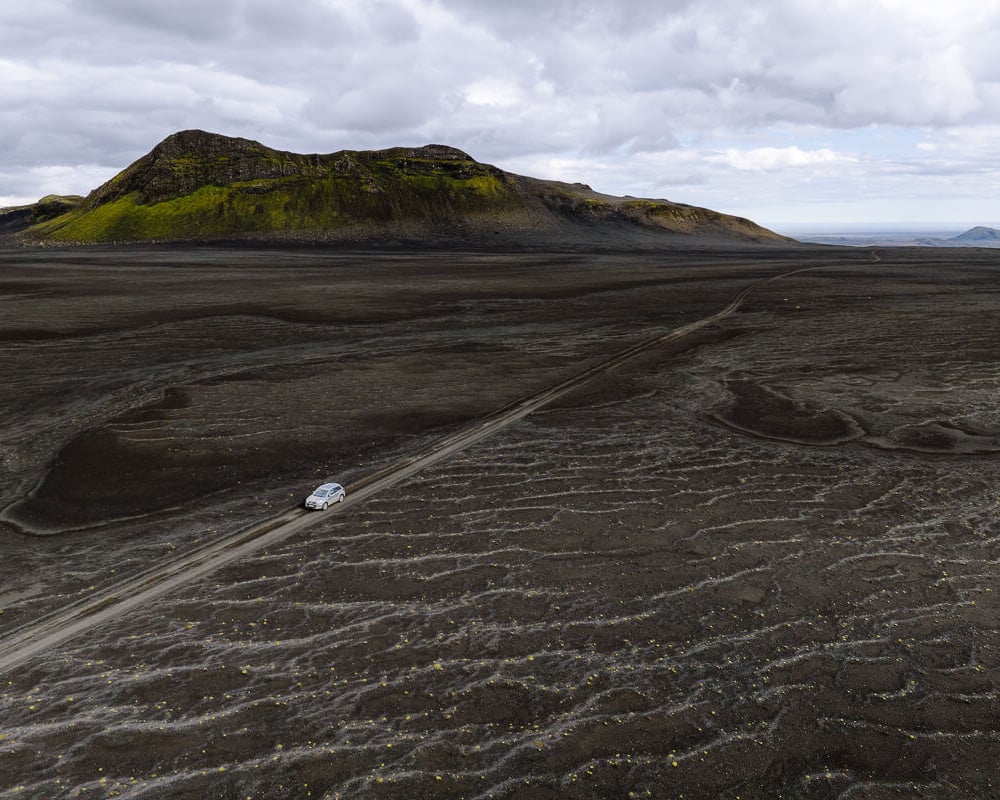 F-roads of Iceland near Maelifell
