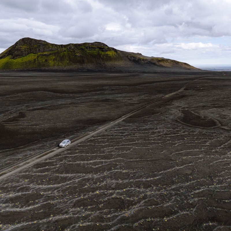 F-roads of Iceland near Maelifell