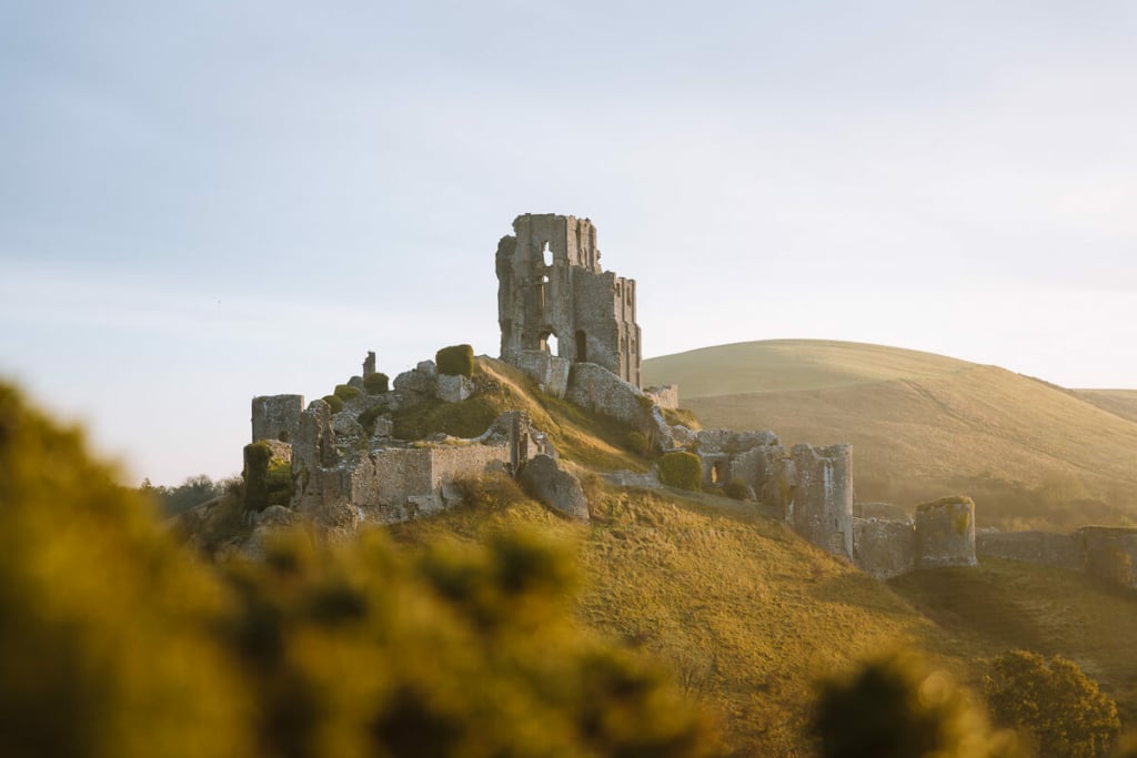 Corfe Castle on the Jurassic Coast