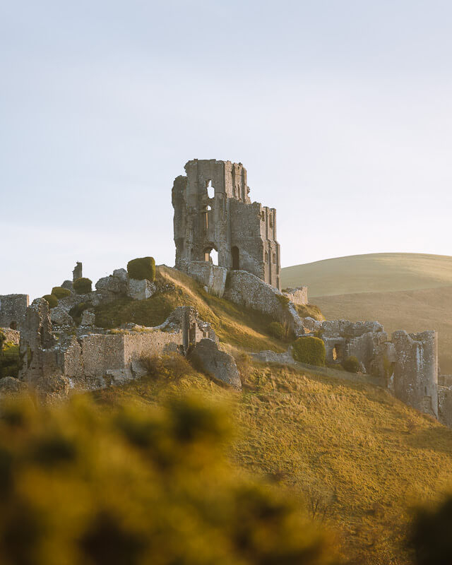 Corfe Castle on the Jurassic Coast