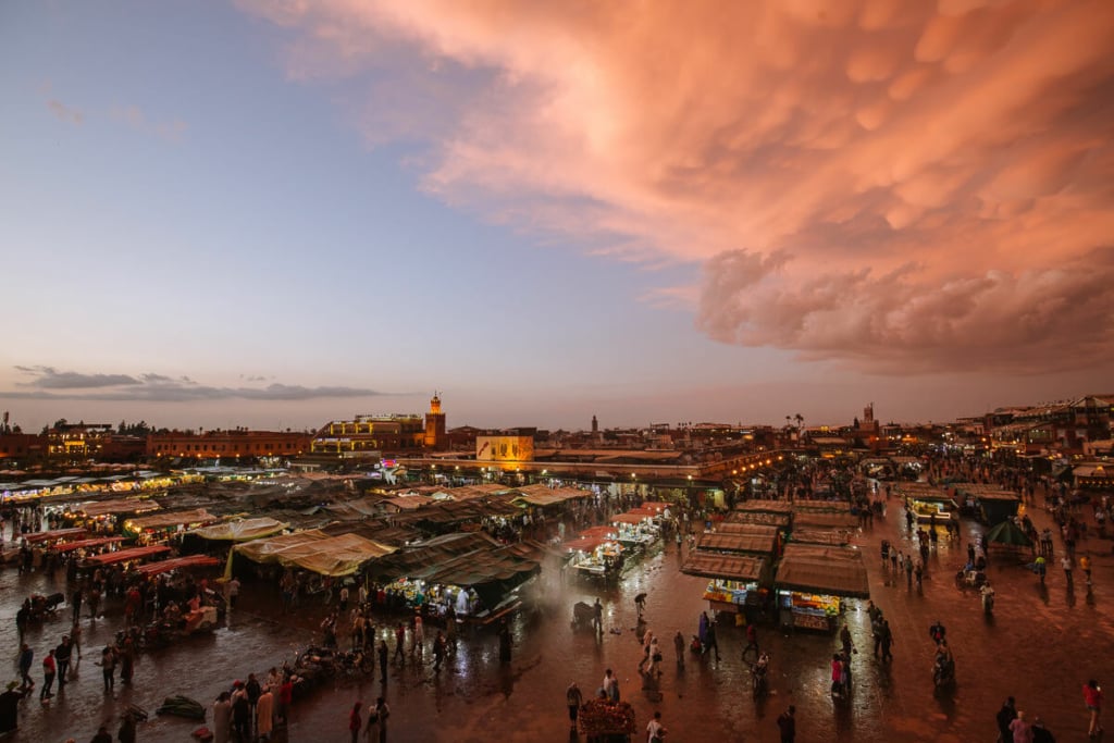 Visiting Jemaa el Fna, Marrakech
