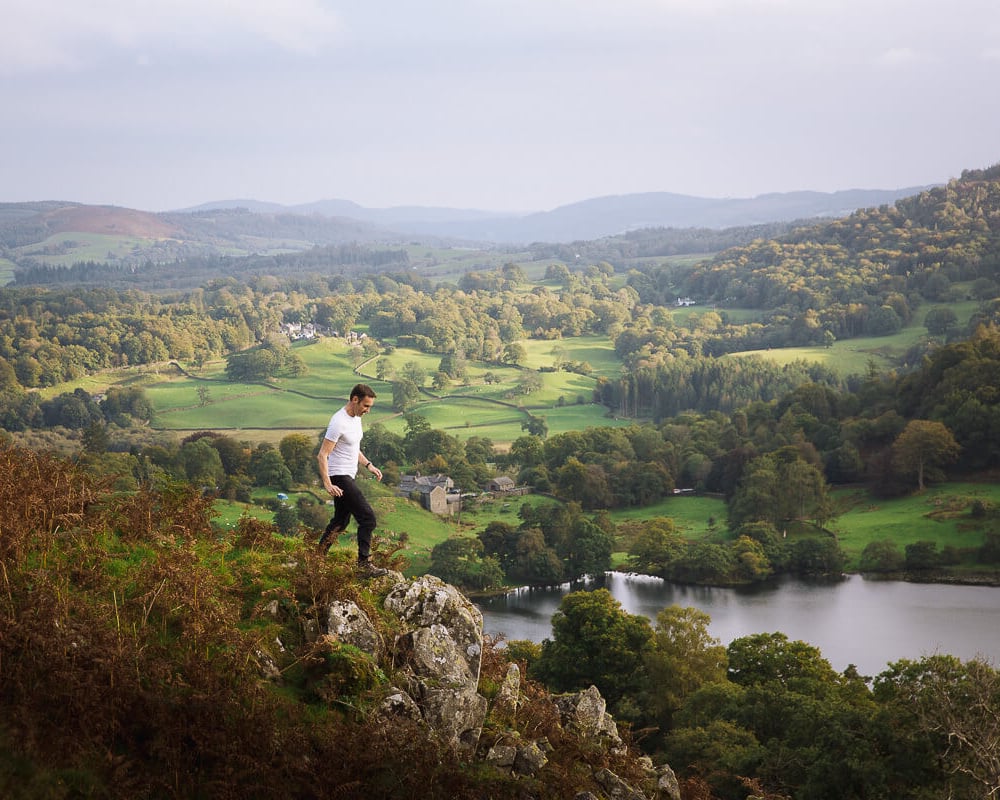 loughrigg walk lake district views