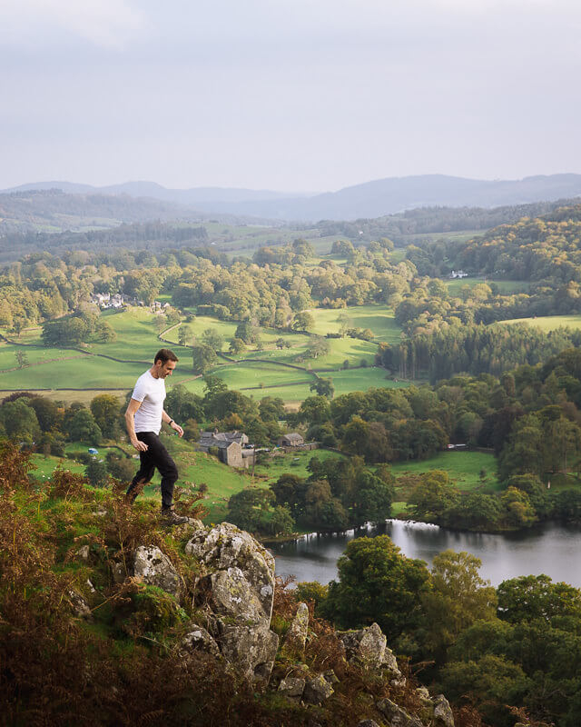loughrigg walk lake district views