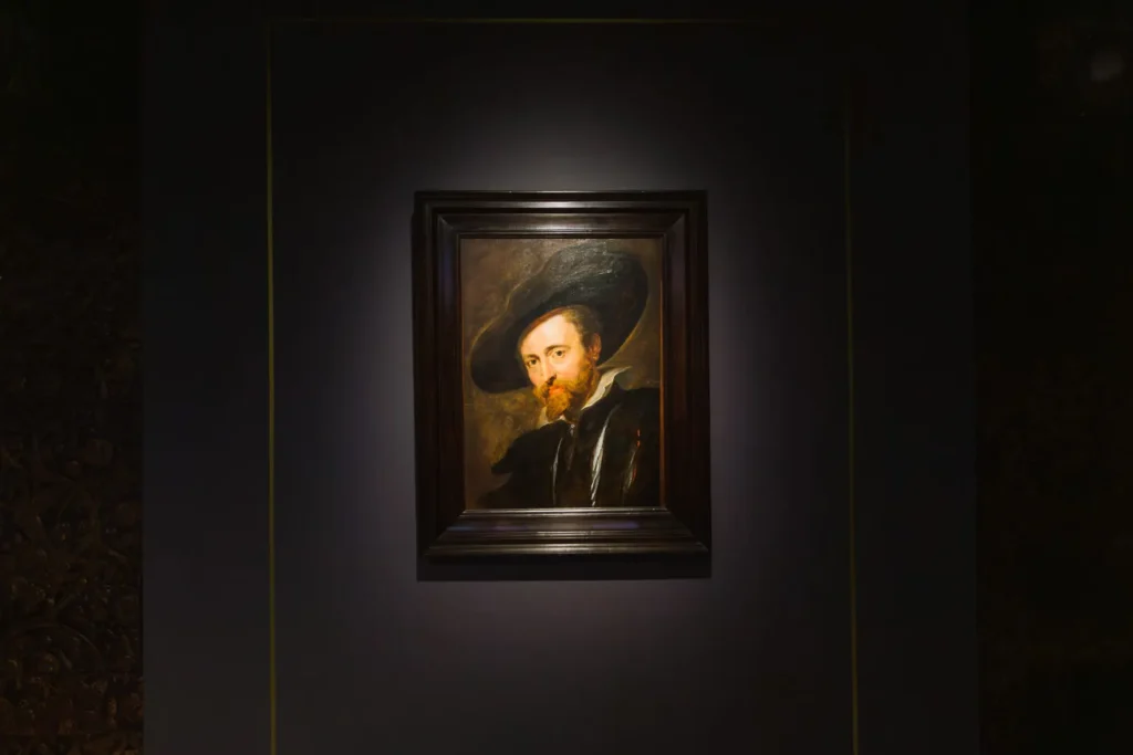 self portrait in rubenshuis antwerp