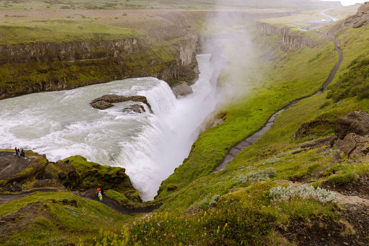 Gullfoss waterfall Iceland