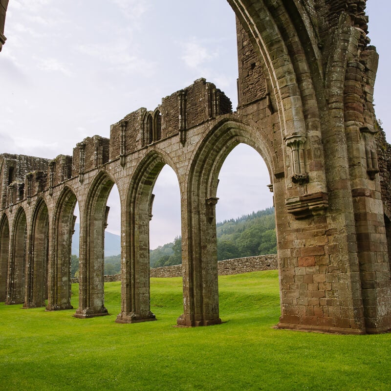 Llanthony Priory in the Wye Valley