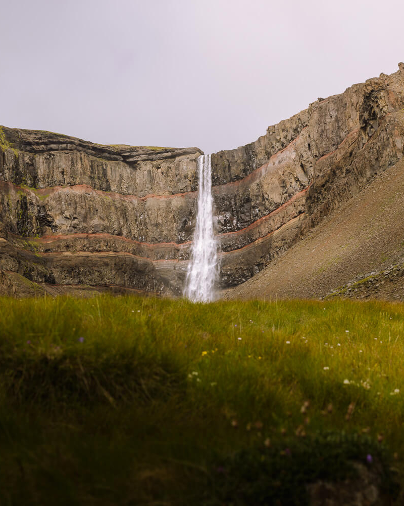 Iceland waterfall, Hengifoss