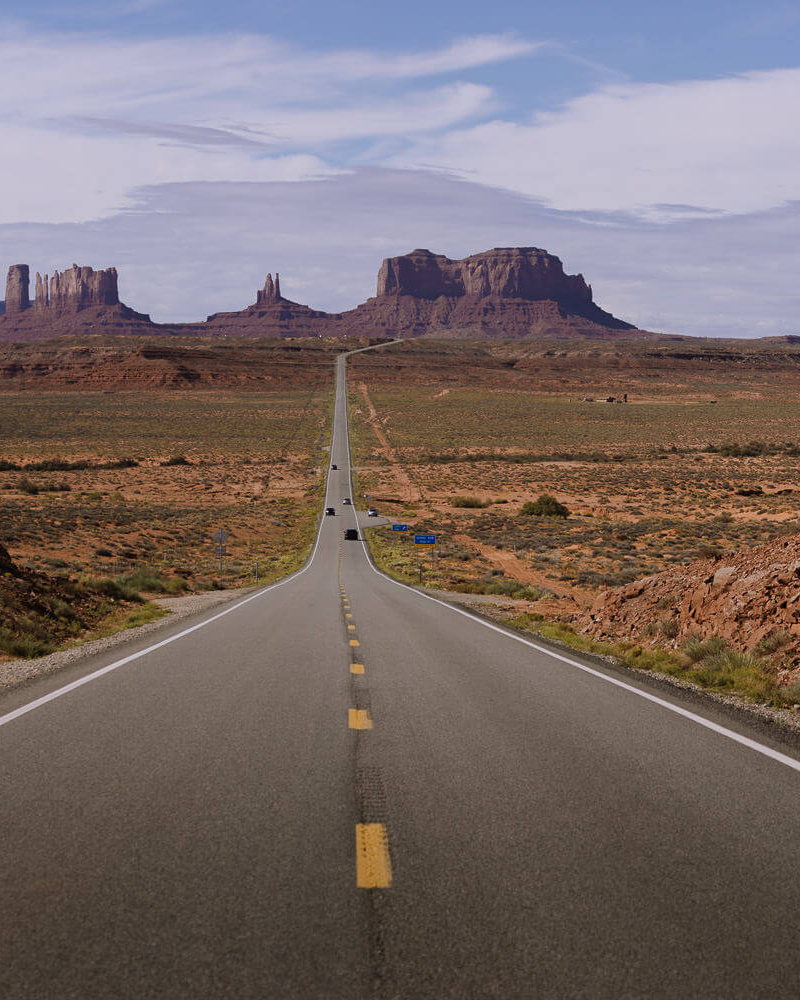 forest gump road trip monument valley usa