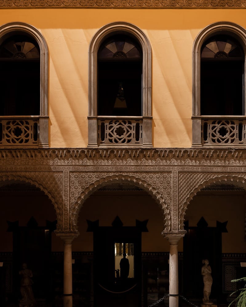 courtyard palacio condessa de lebrija seville