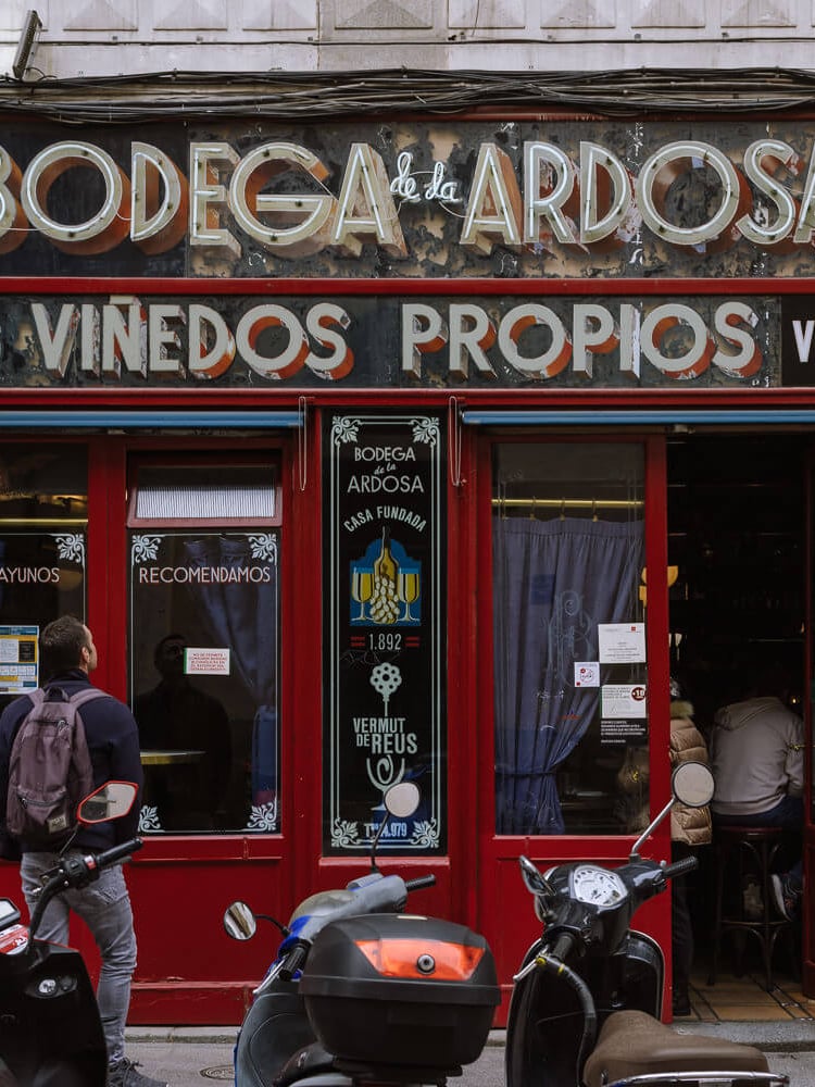 bodega malasana district madrid