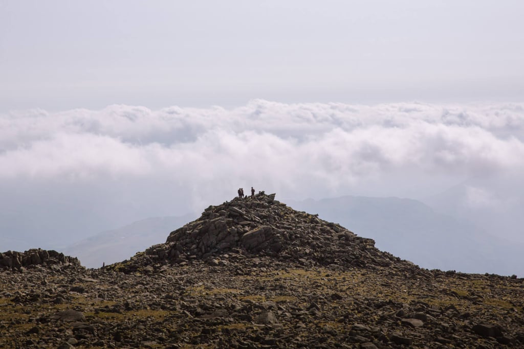 walking routes up scafel pike lake district