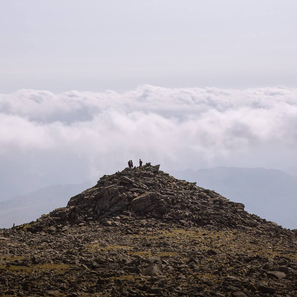 walking routes up scafel pike lake district