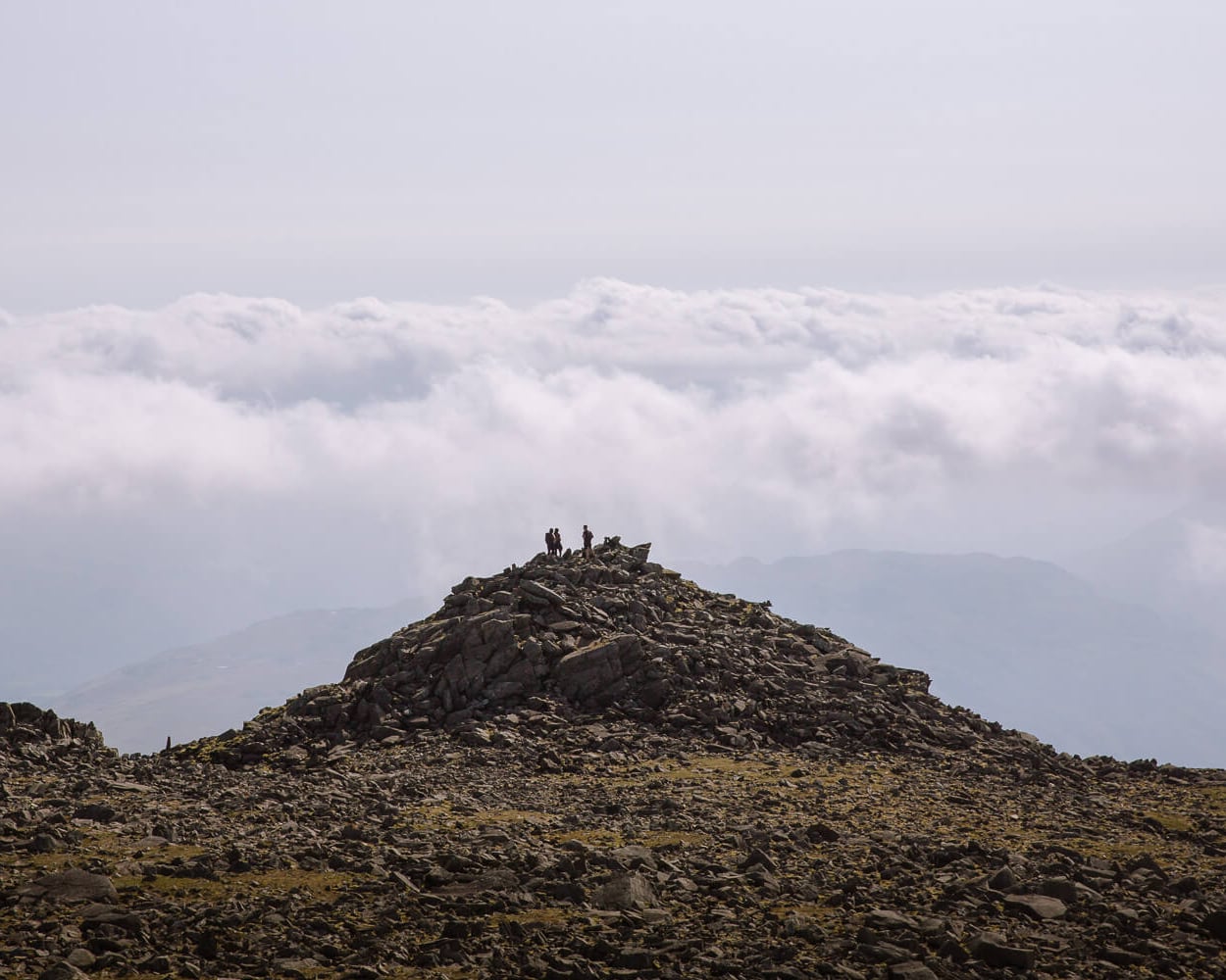 walking routes up scafel pike lake district