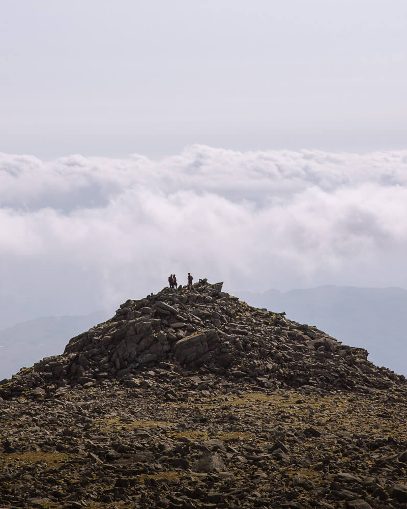 walking routes up scafel pike lake district