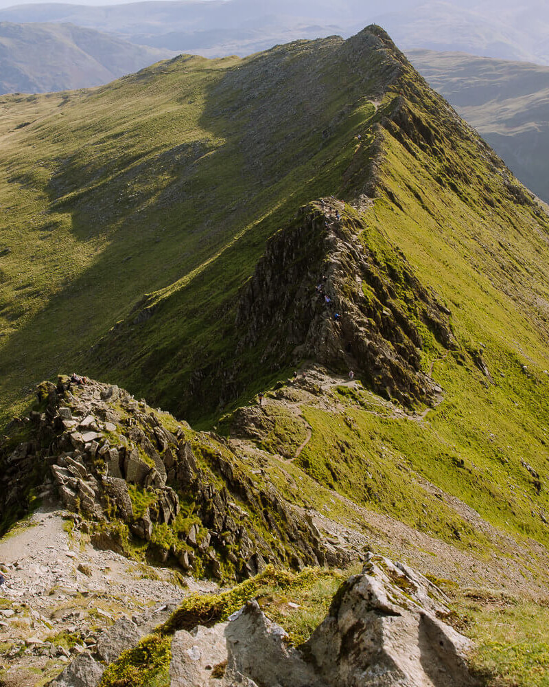 helvellyn striding edge walk