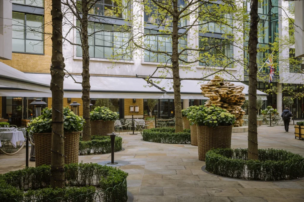 Soho Ham Yard Courtyard