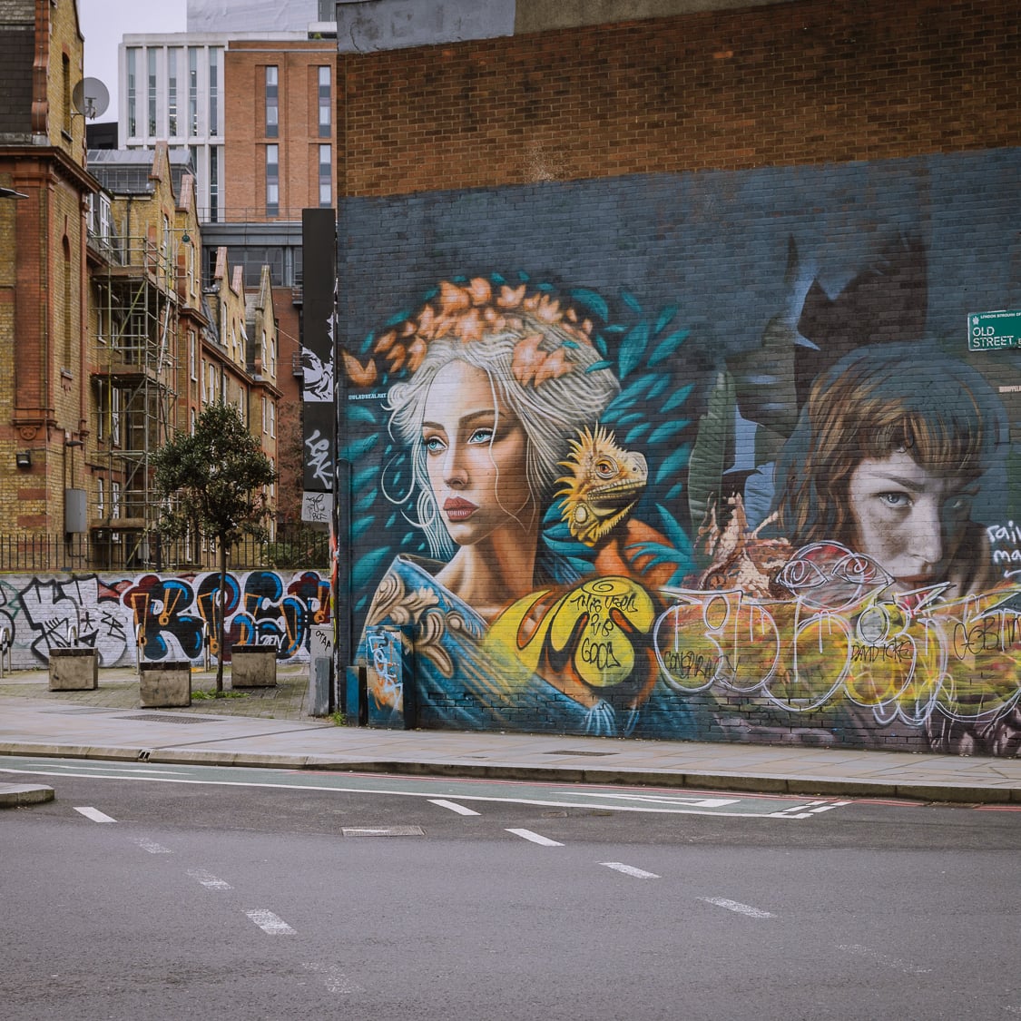 Street Art on Old Street in Shoreditch