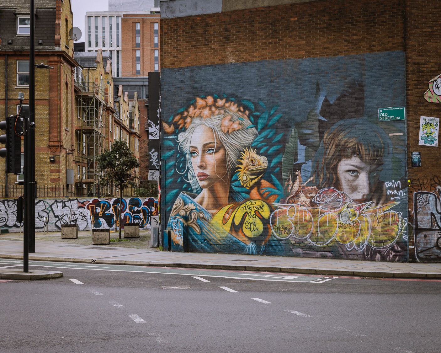 Street Art on Old Street in Shoreditch