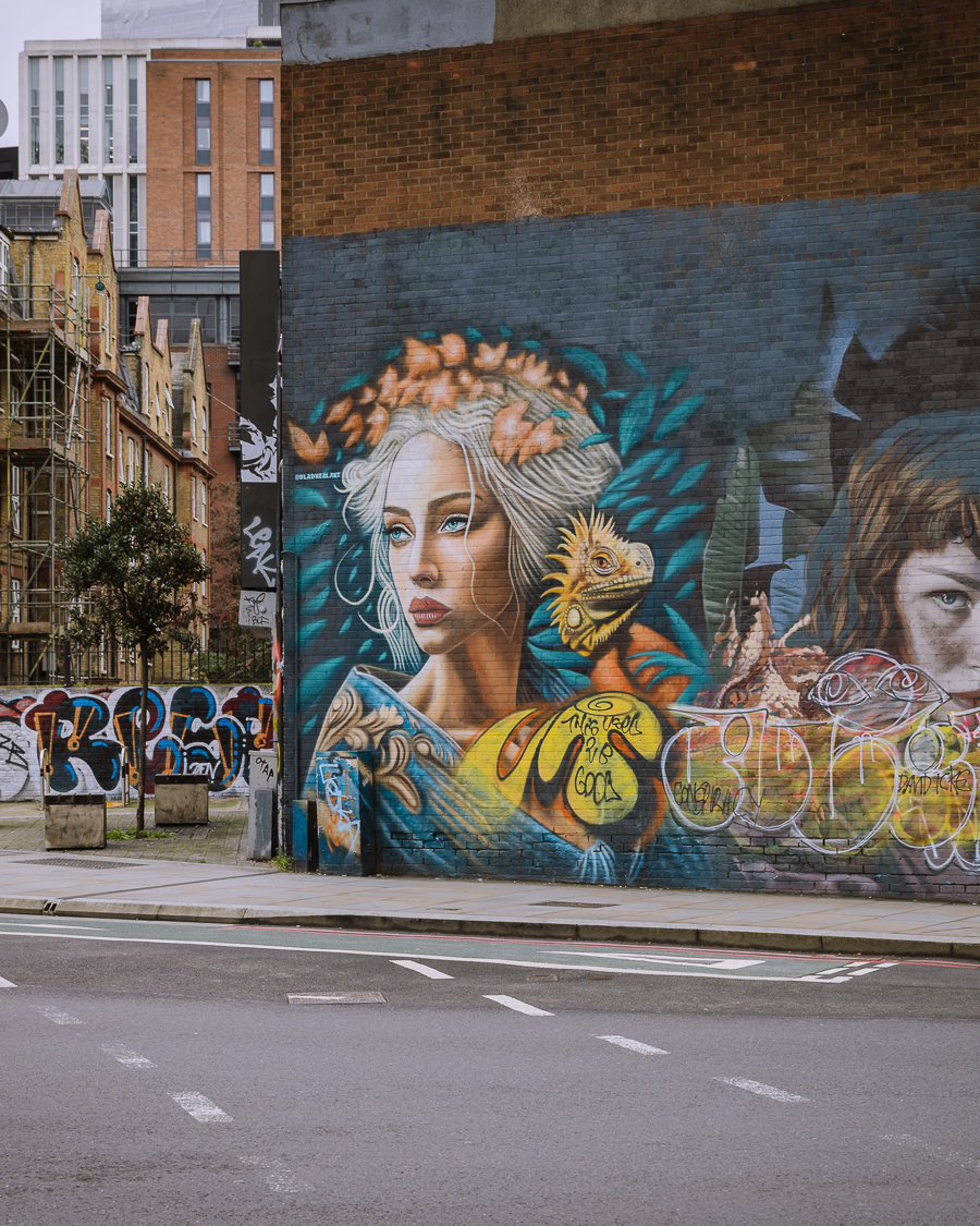 Street Art on Old Street in Shoreditch