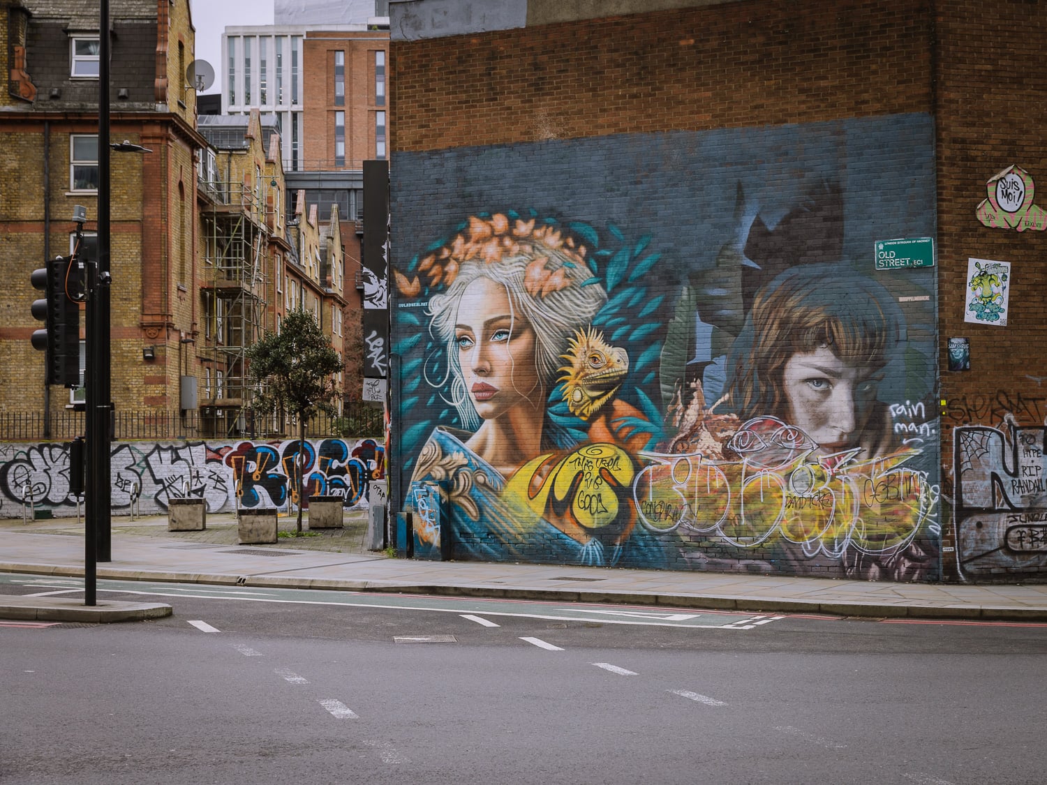 Street Art on Old Street in Shoreditch