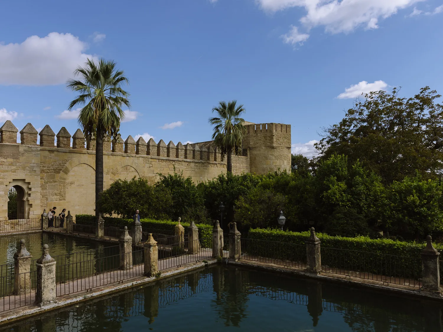 gardens at the alcazar of the christian monarchs cordoba