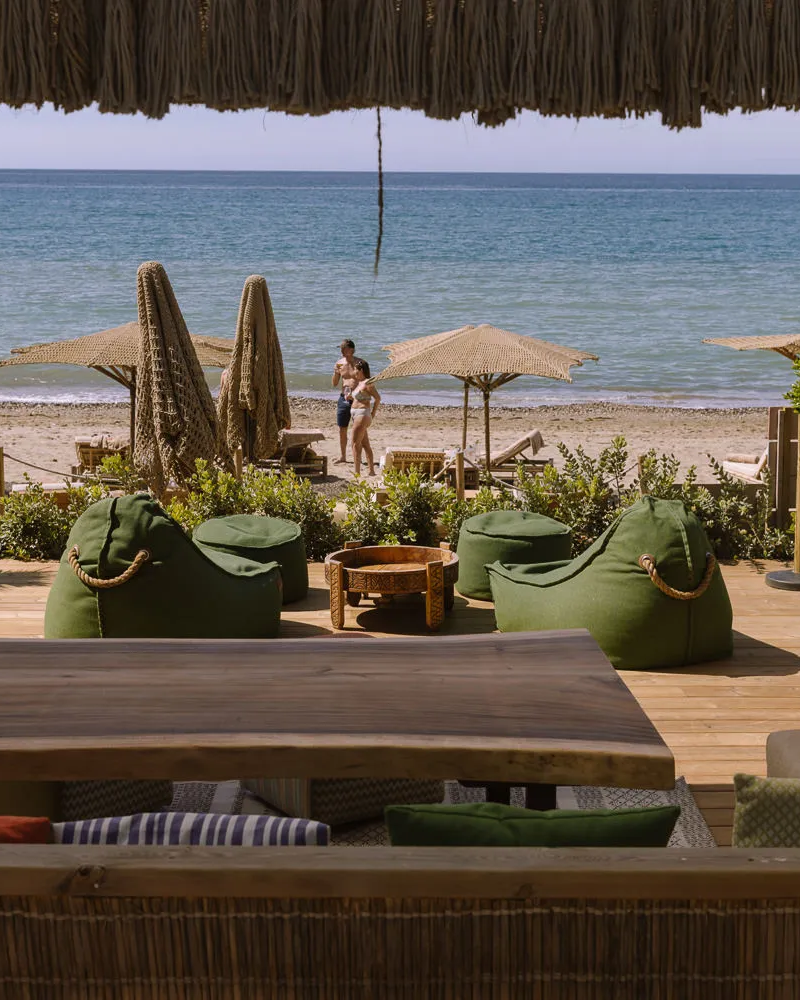 dune beach bar near marbella