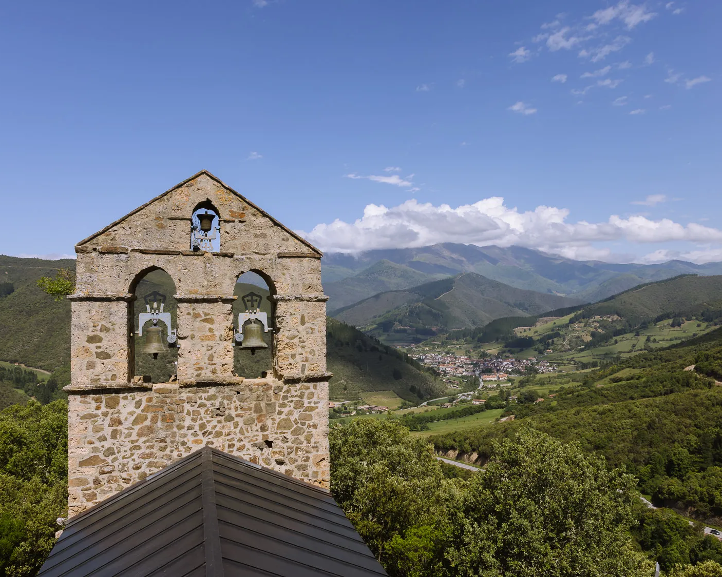 views from santo toribio monastery picos de europa