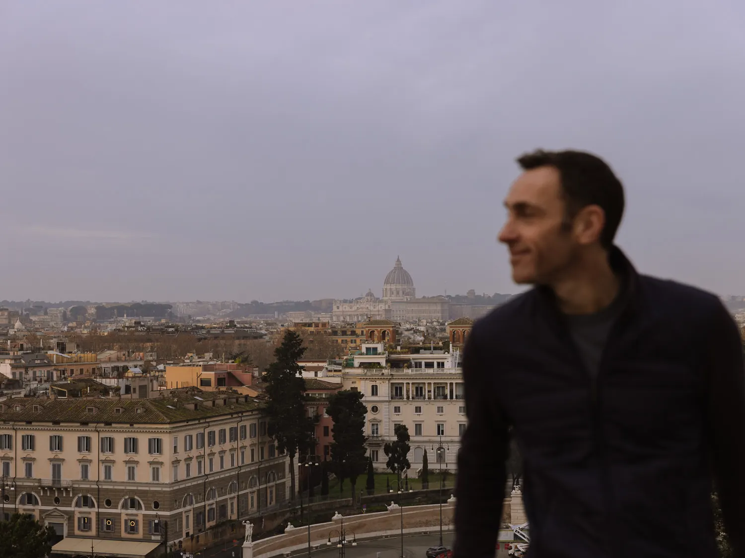 views from the borghese gardens