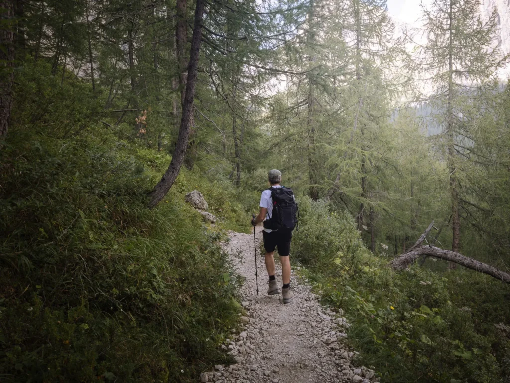 cinque torri col gallina path