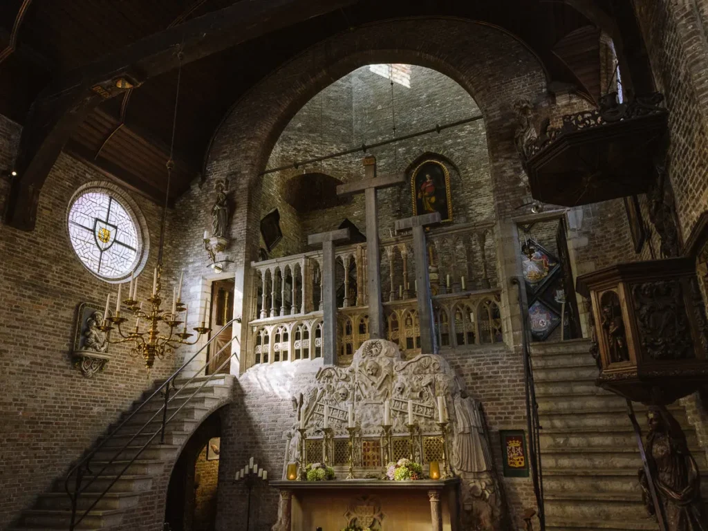 interior of the jerusalem church bruges