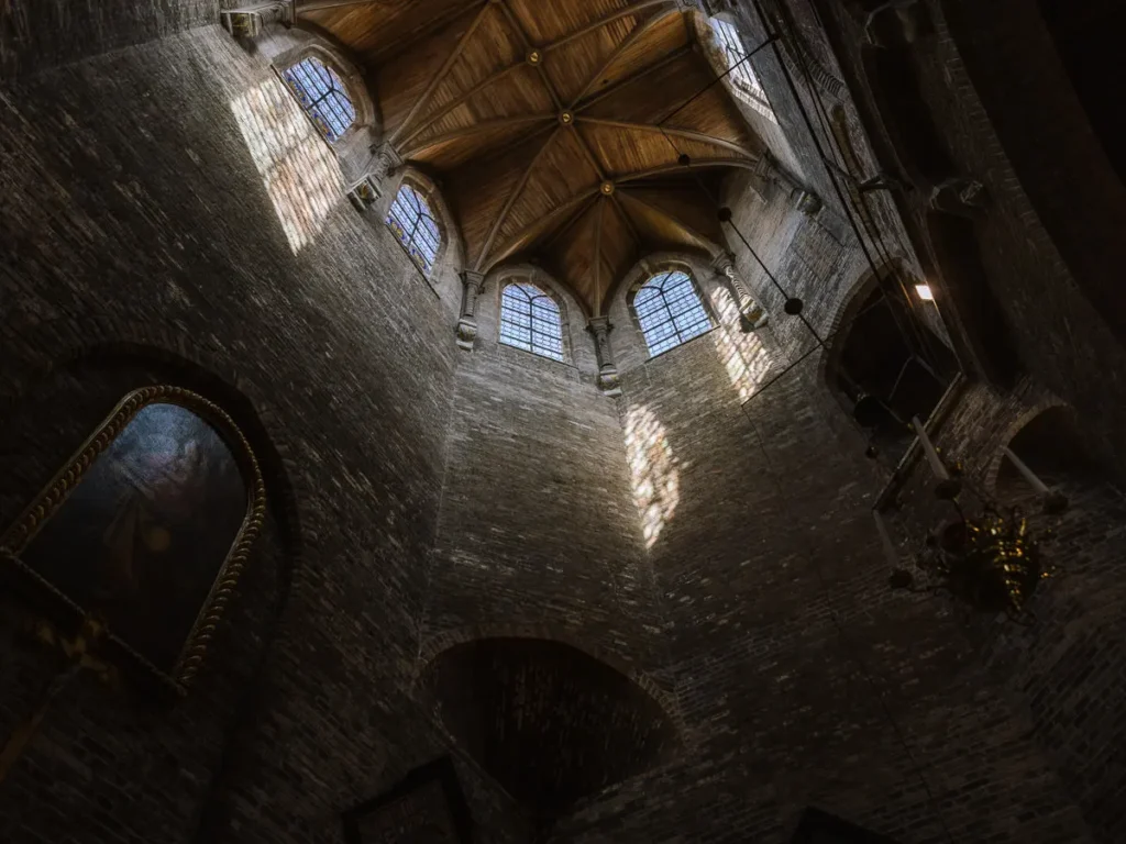 interior of the jerusalem church bruges