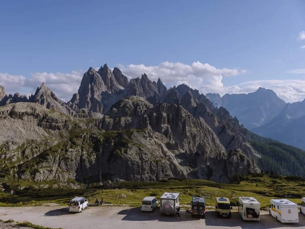 rifugio auronzo parking