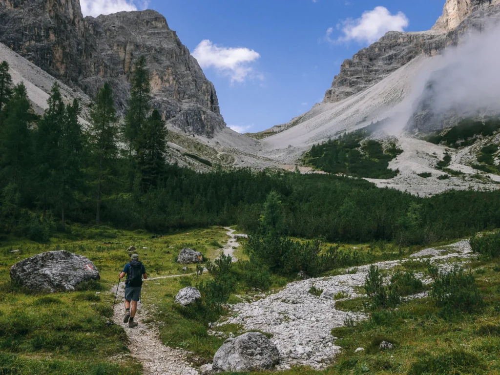 valley on the torre dei scarperi hike