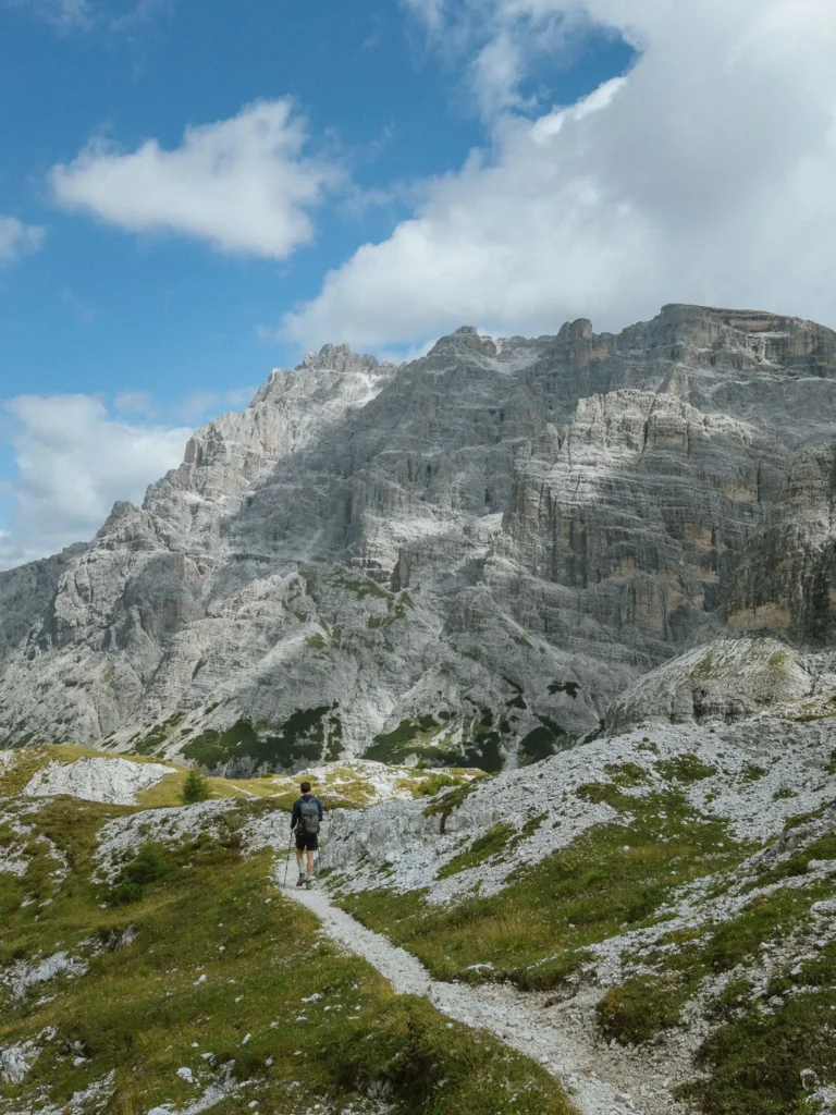 views from the descent of the torre dei scarperi hike
