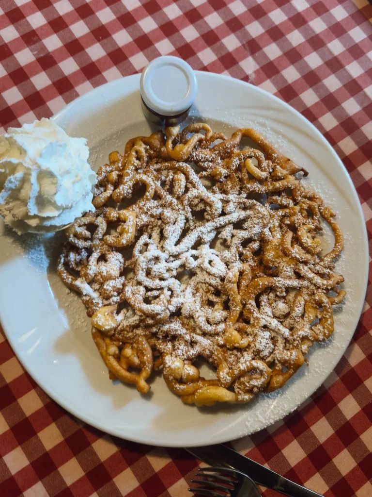 traditional dessert at rifugio tre scarperi