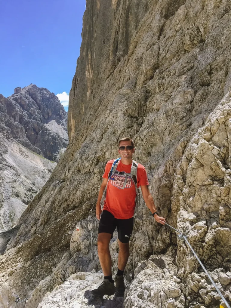 vajolet towers gully climb 2