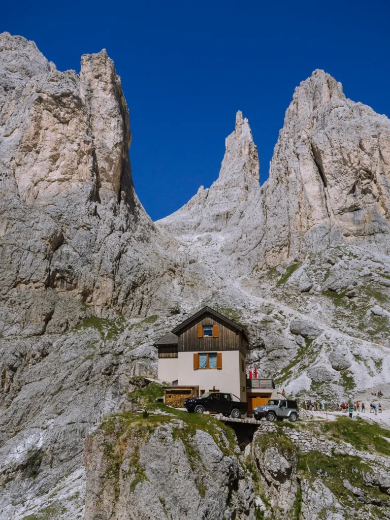 vajolet towers rifugio paul preuss