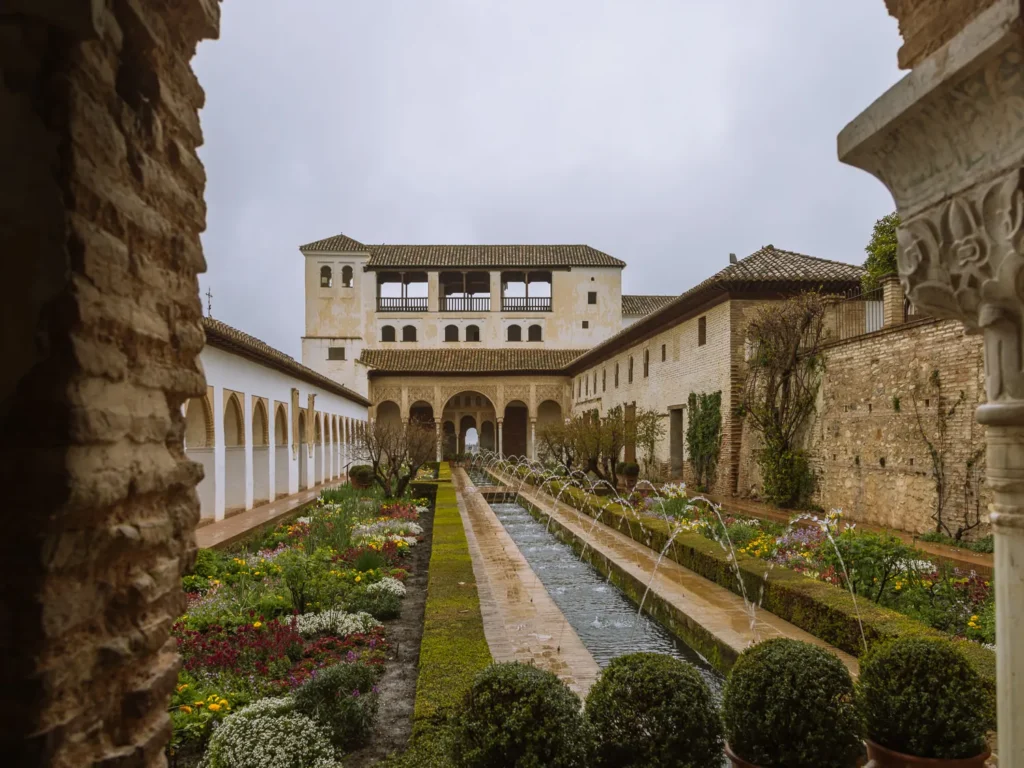 COURT OF THE IRRIGATION DITCH generalife gardens alhambra granada