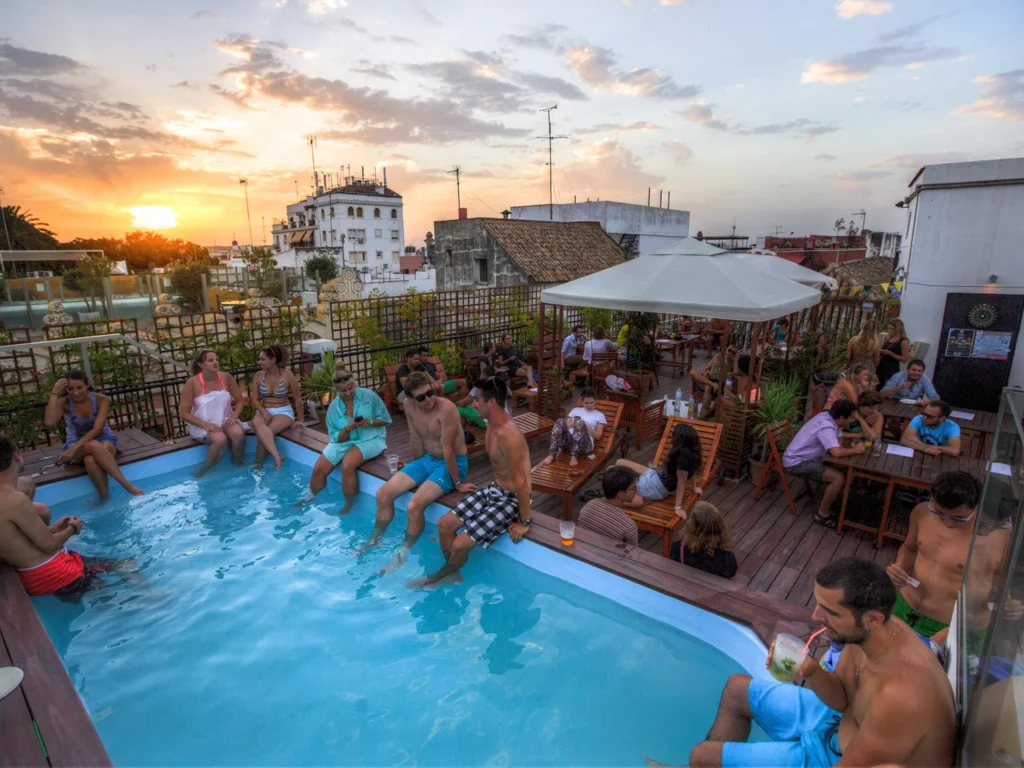 roofop pool joy plaza de armas