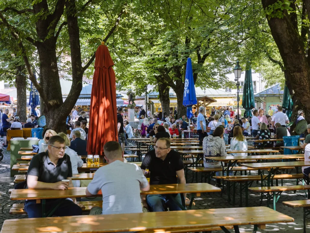 munich beer garden